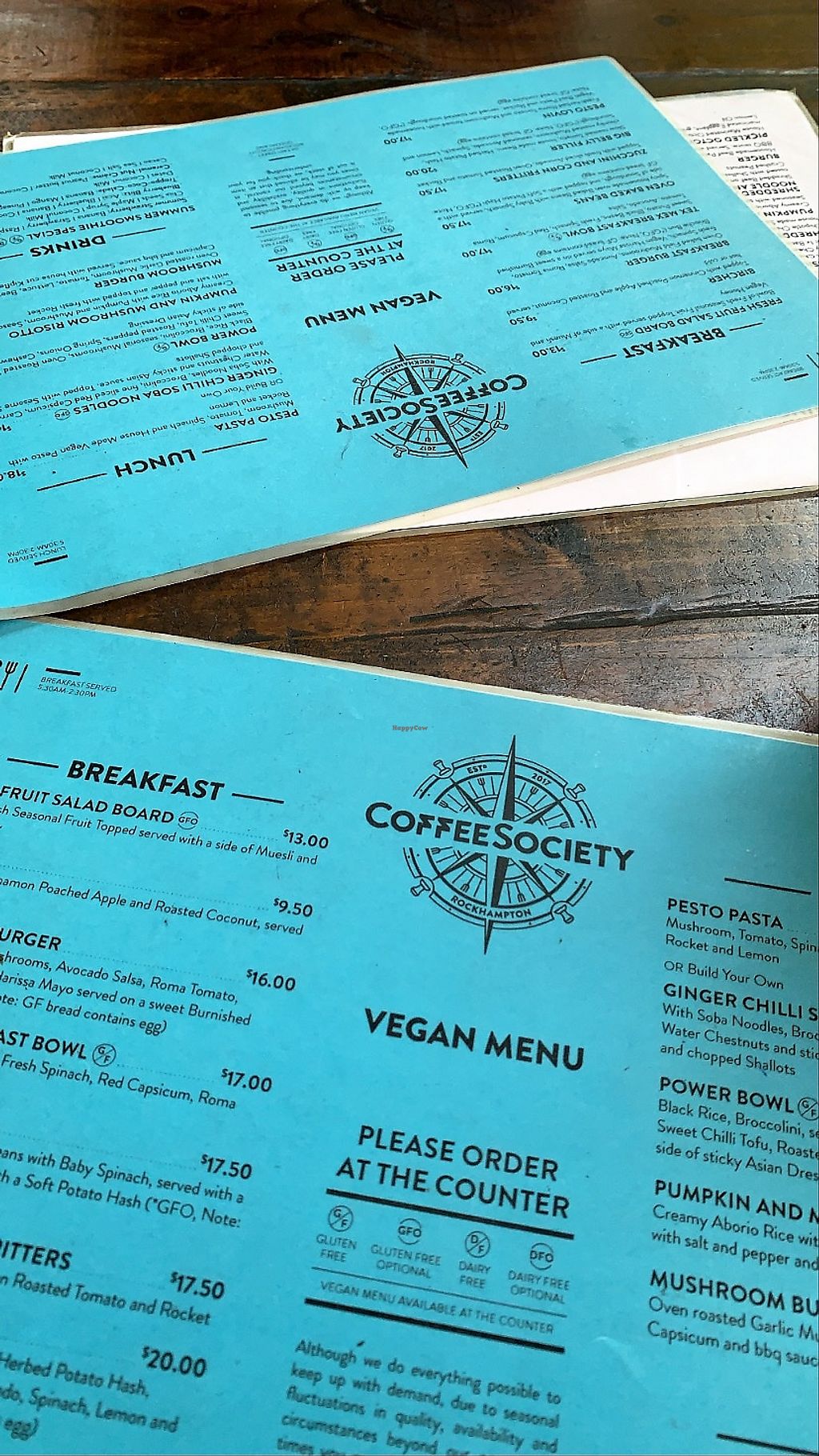 Coffee Society Rockhampton Queensland Restaurant HappyCow