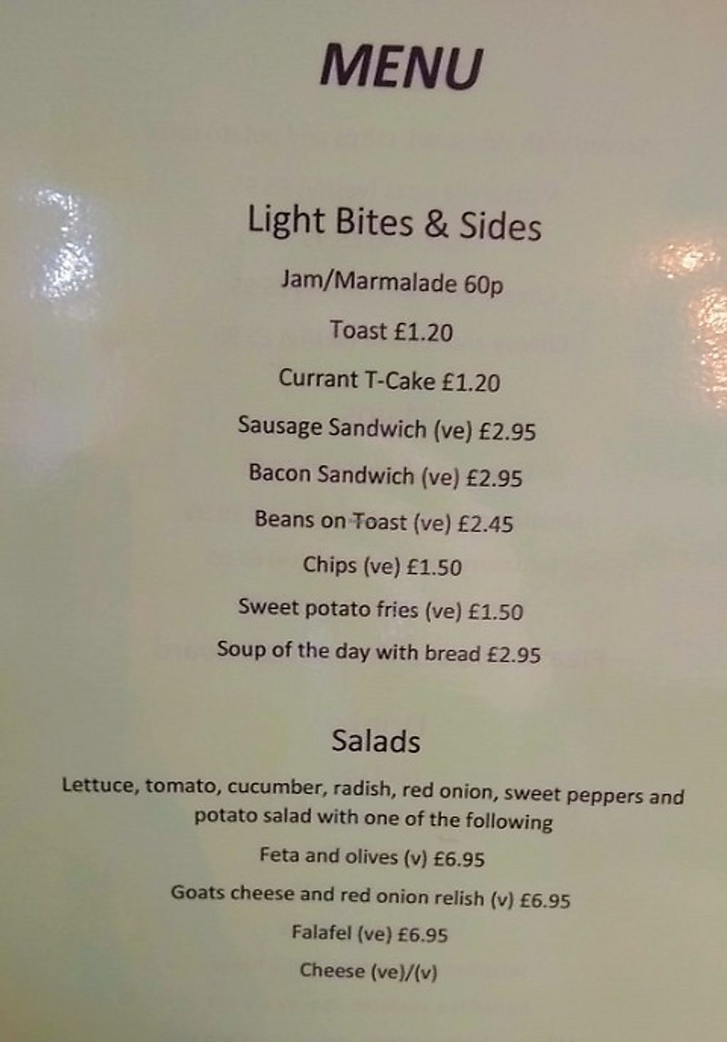 Secret Garden Cafe Clitheroe Restaurant HappyCow