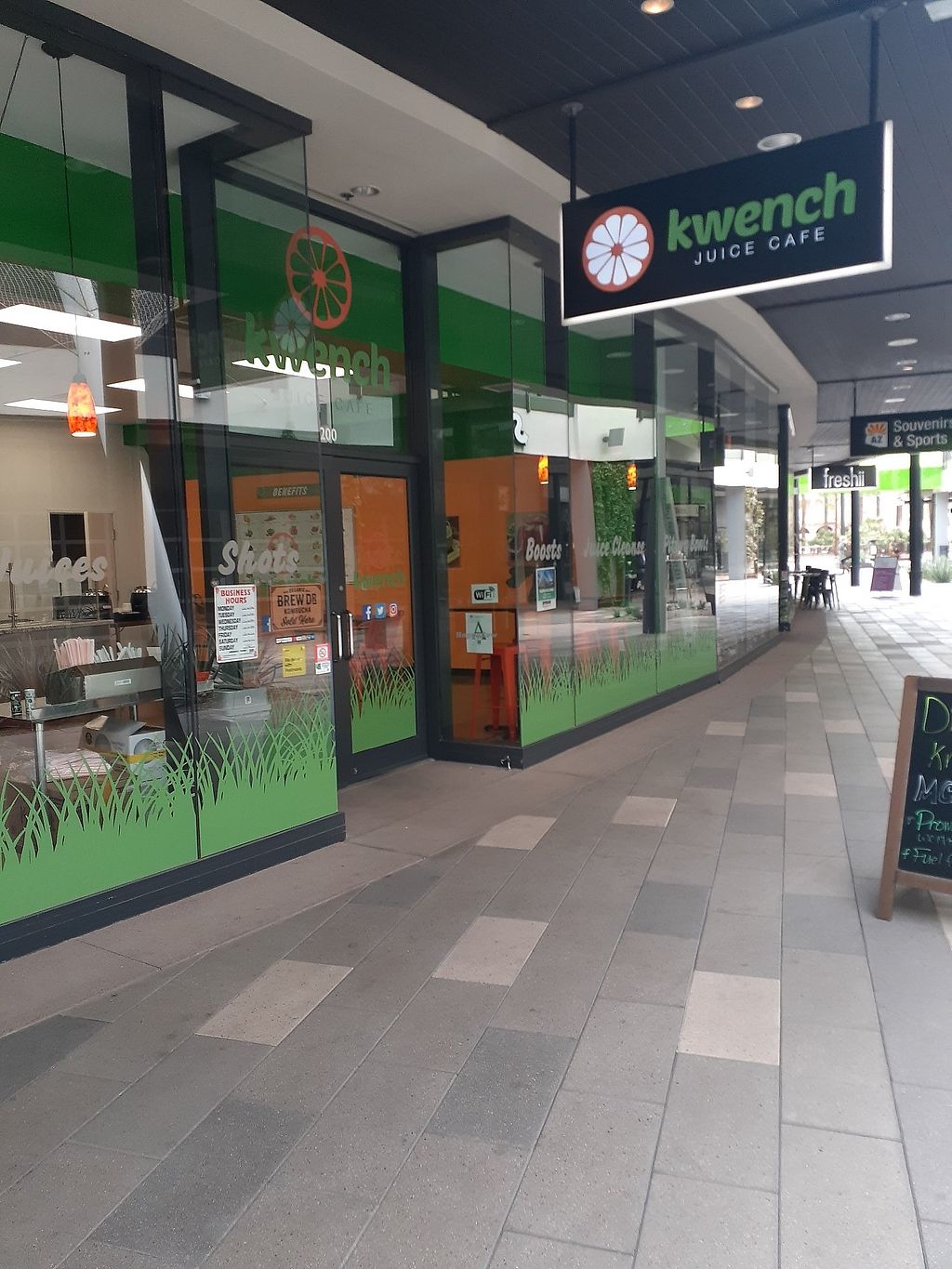 CLOSED Kwench Juice Cafe Chandler Arizona Juice Bar HappyCow