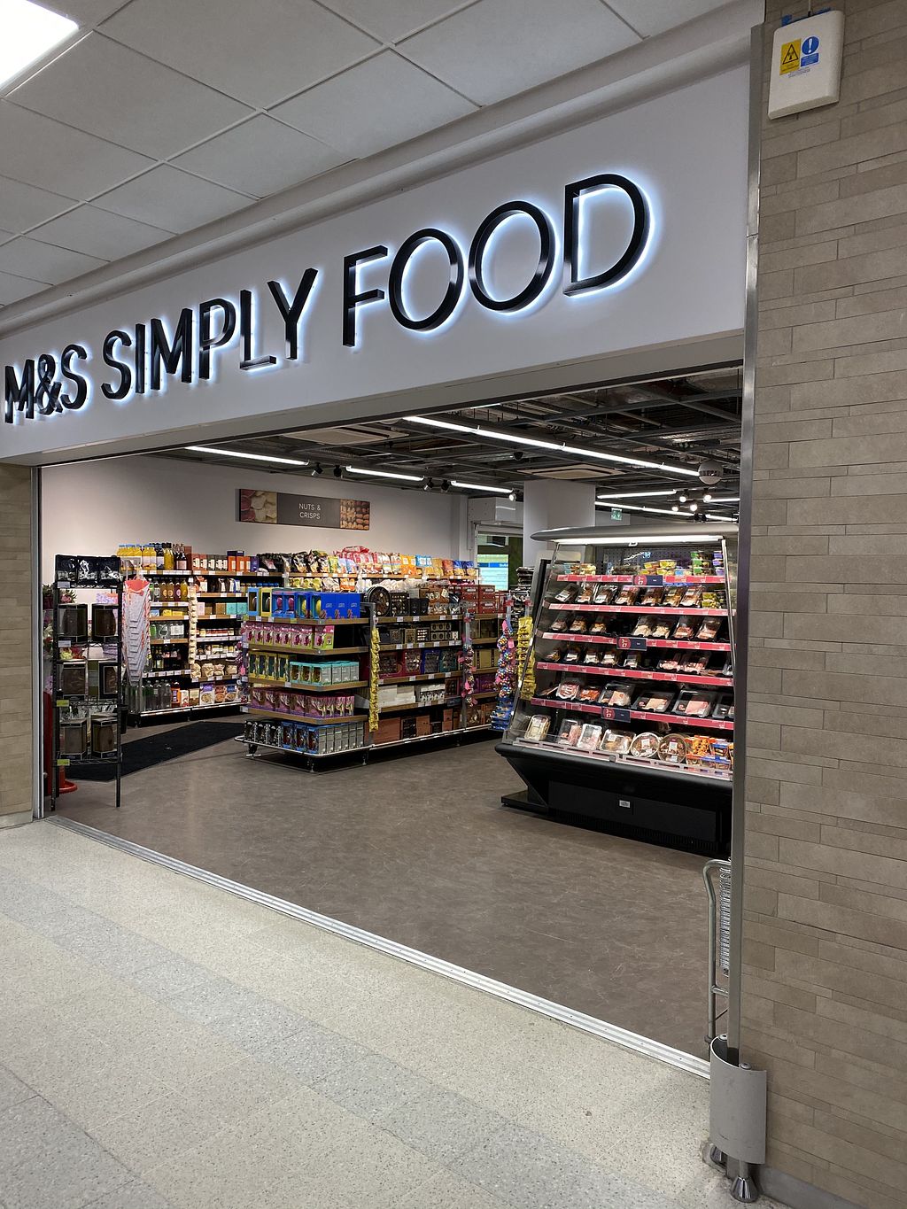 CLOSED EDI M&S Simply Food T1 Edinburgh Other HappyCow