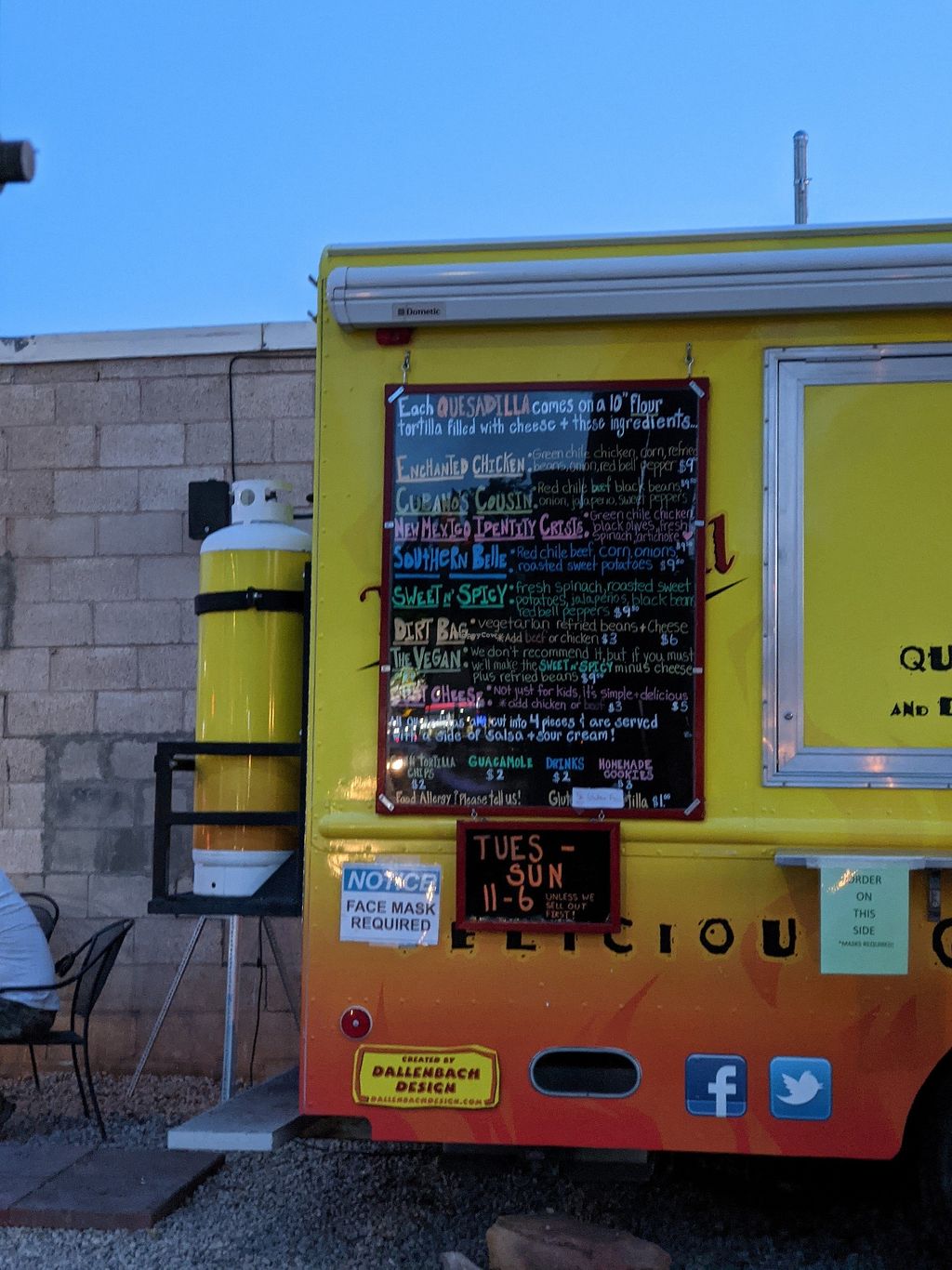 Quesadilla Mobilla Moab Utah Food Truck HappyCow