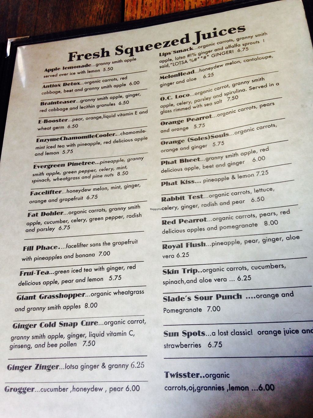 Liquid Earth Baltimore Maryland Restaurant HappyCow