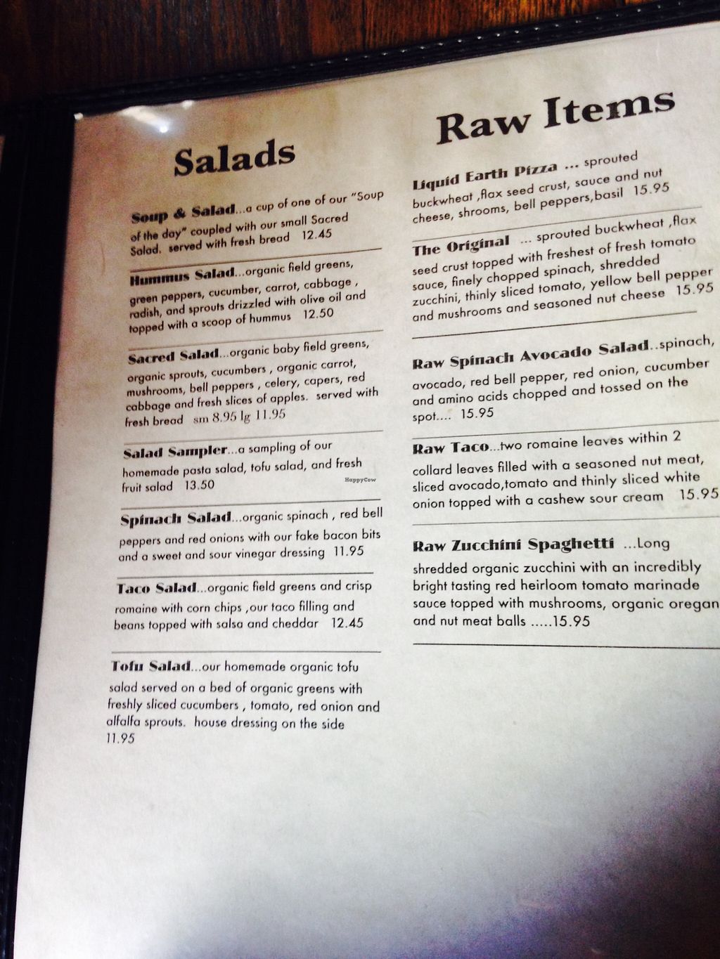 Liquid Earth Baltimore Maryland Restaurant HappyCow