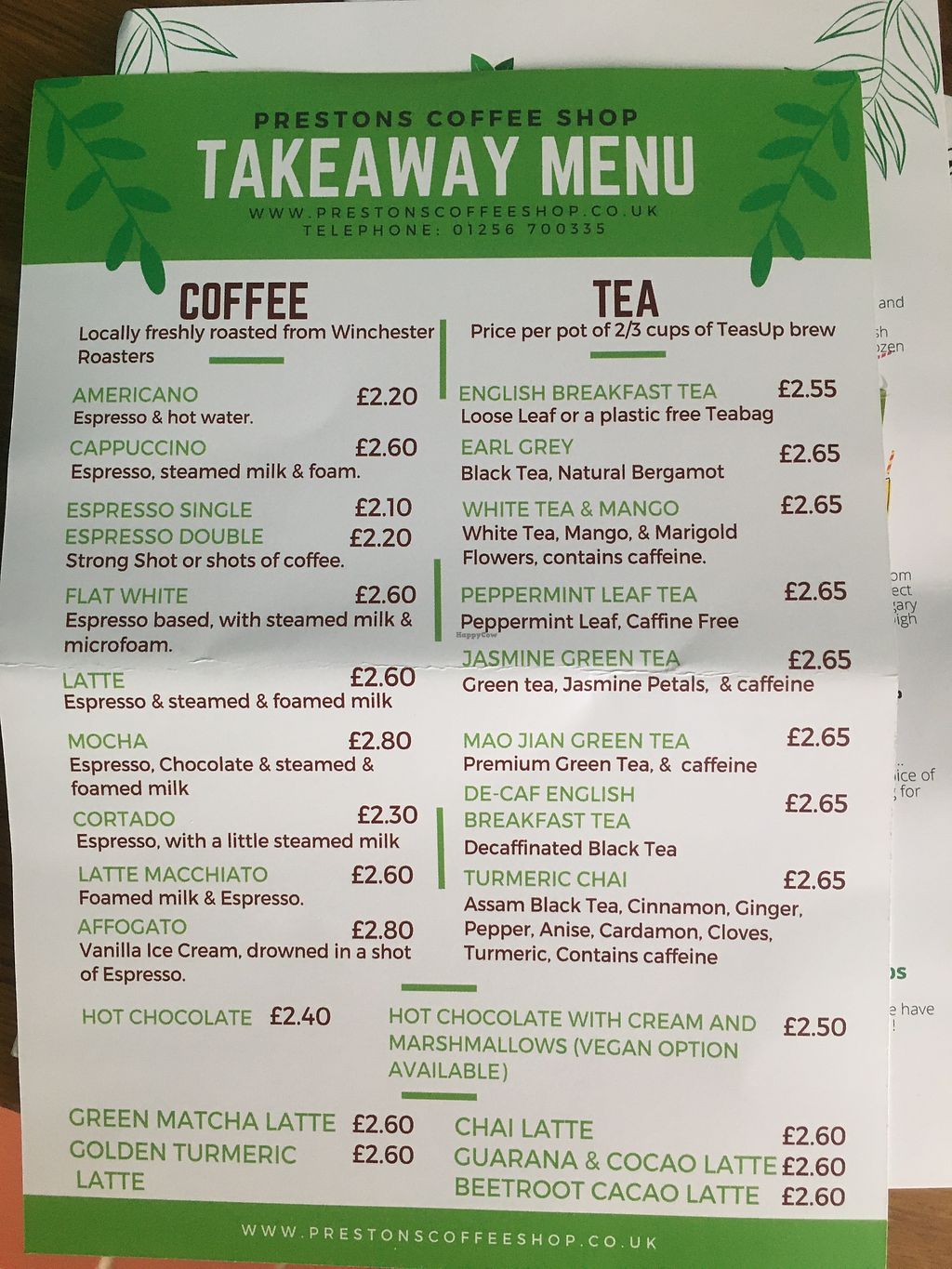 CLOSED Prestons Coffee Shop Overton Restaurant HappyCow