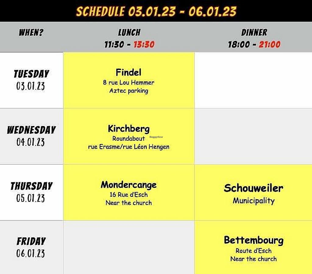 CLOSED TWraps Food Truck Roeser Food Truck HappyCow