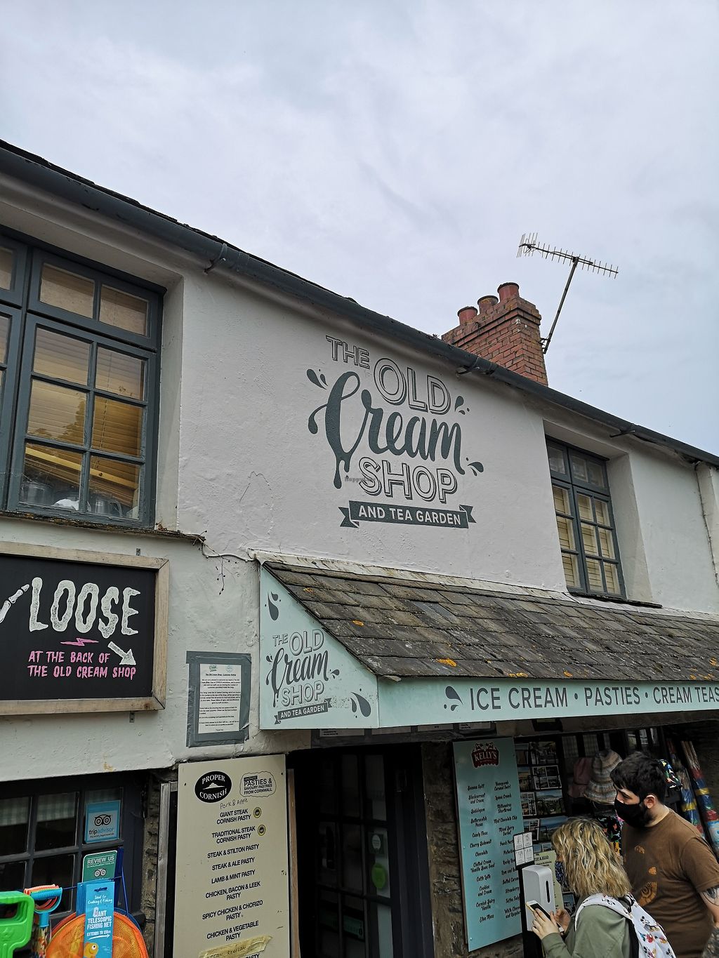 CLOSED The Old Cream Shop and Tea Garden Croyde Restaurant HappyCow