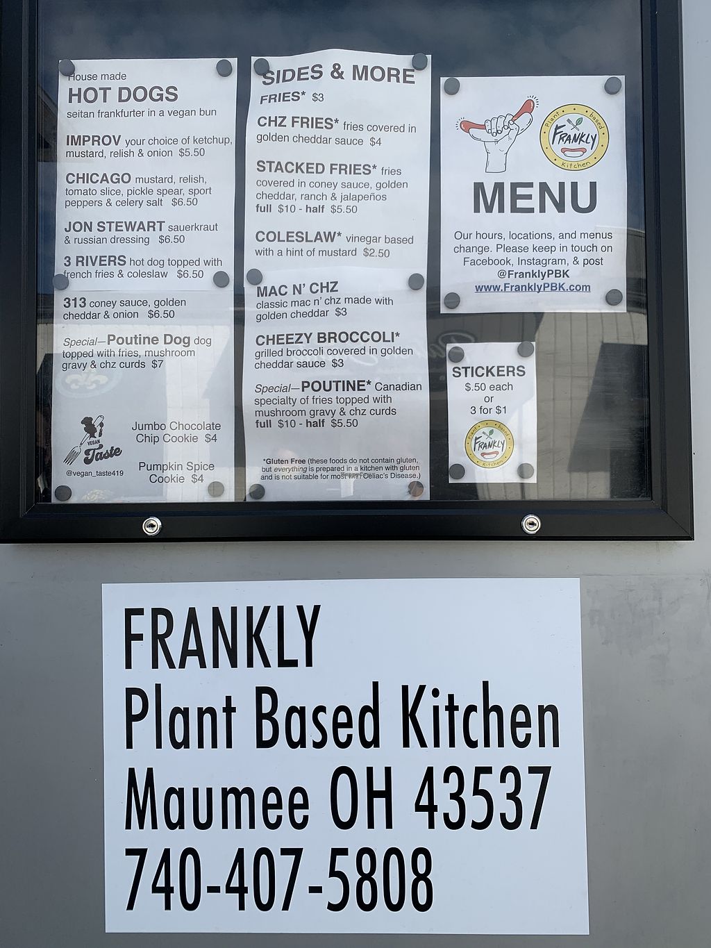 Frankly Plant Based Kitchen Toledo Ohio Food Truck HappyCow