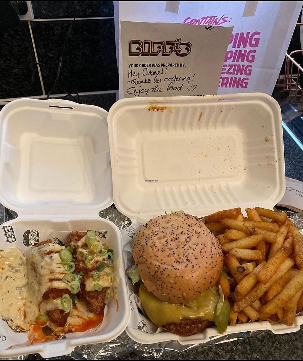 Biff's Vegan Burgers & Wingz Manchester Delivery HappyCow