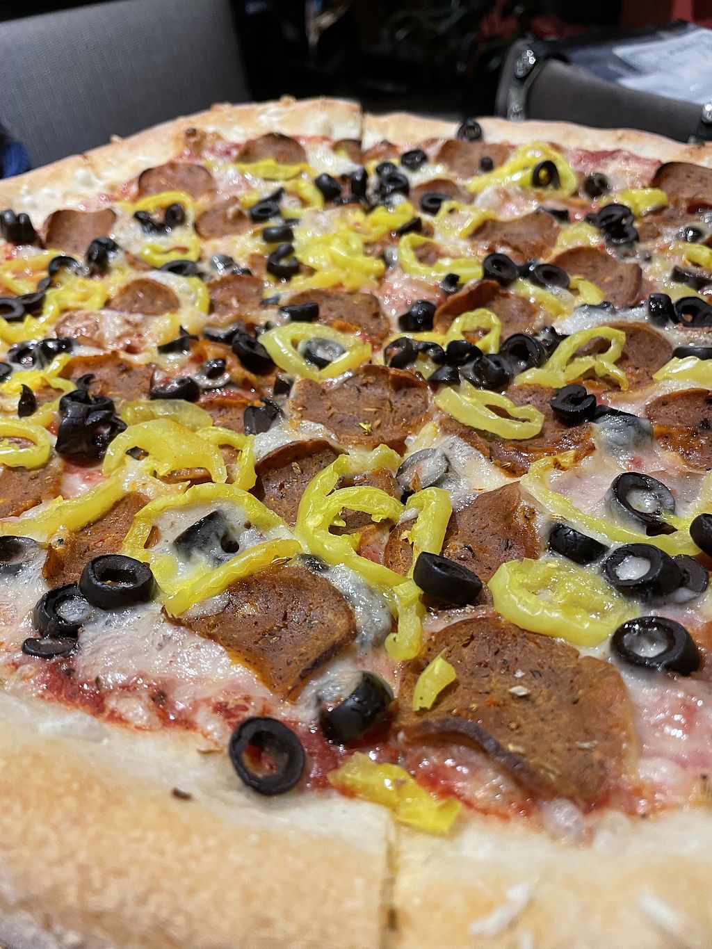 Yellow Brick Pizza Rich St Columbus Ohio Restaurant HappyCow