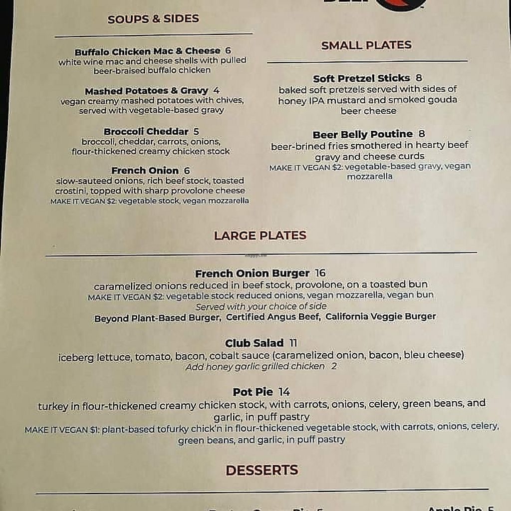 CLOSED Beer Belly Syracuse New York Restaurant HappyCow