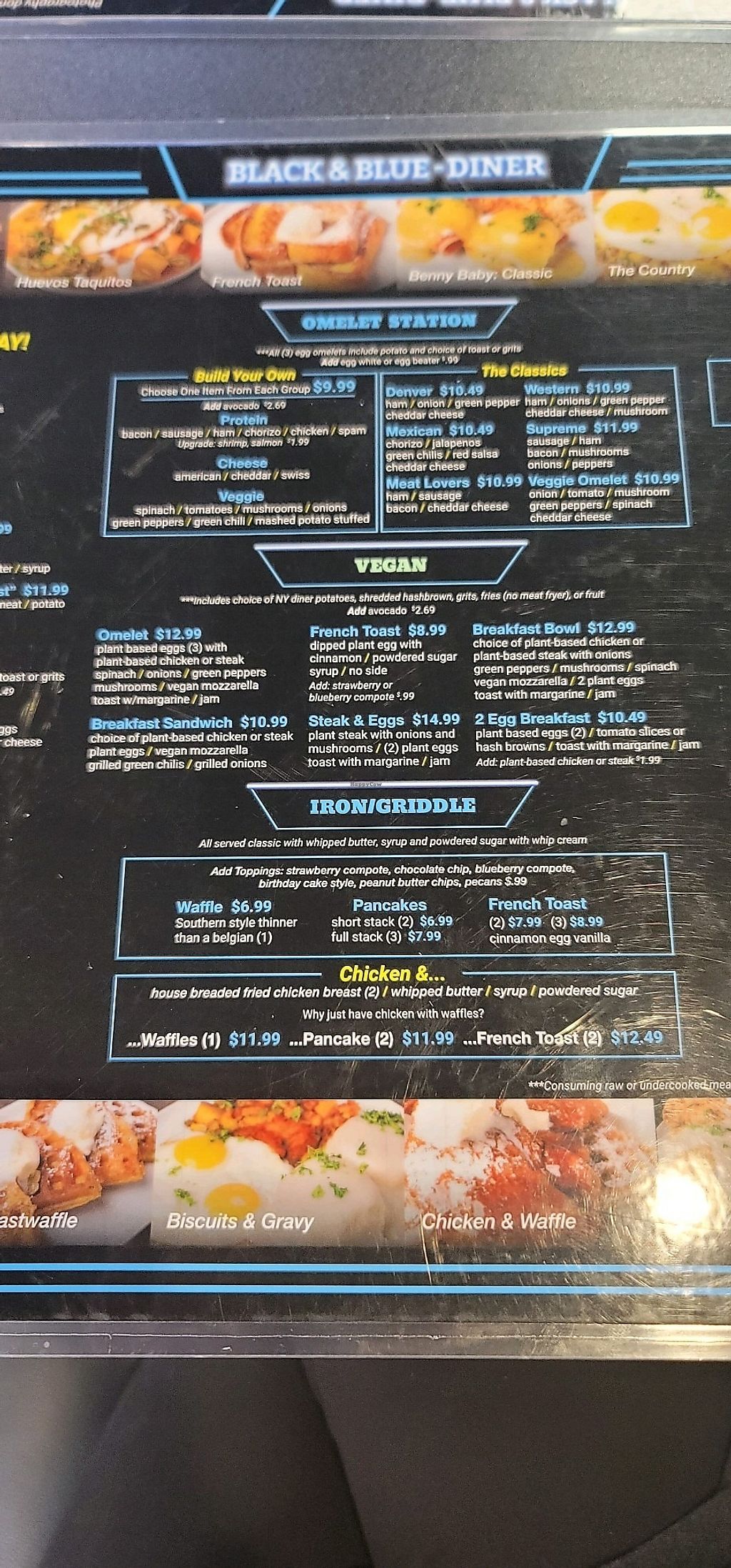 Black & Blue Diner Las Vegas Nevada Restaurant HappyCow