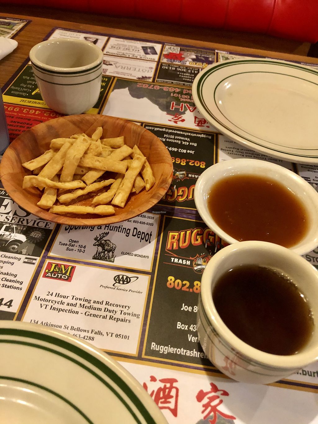 Joy Wah Bellows Falls Vermont Restaurant HappyCow