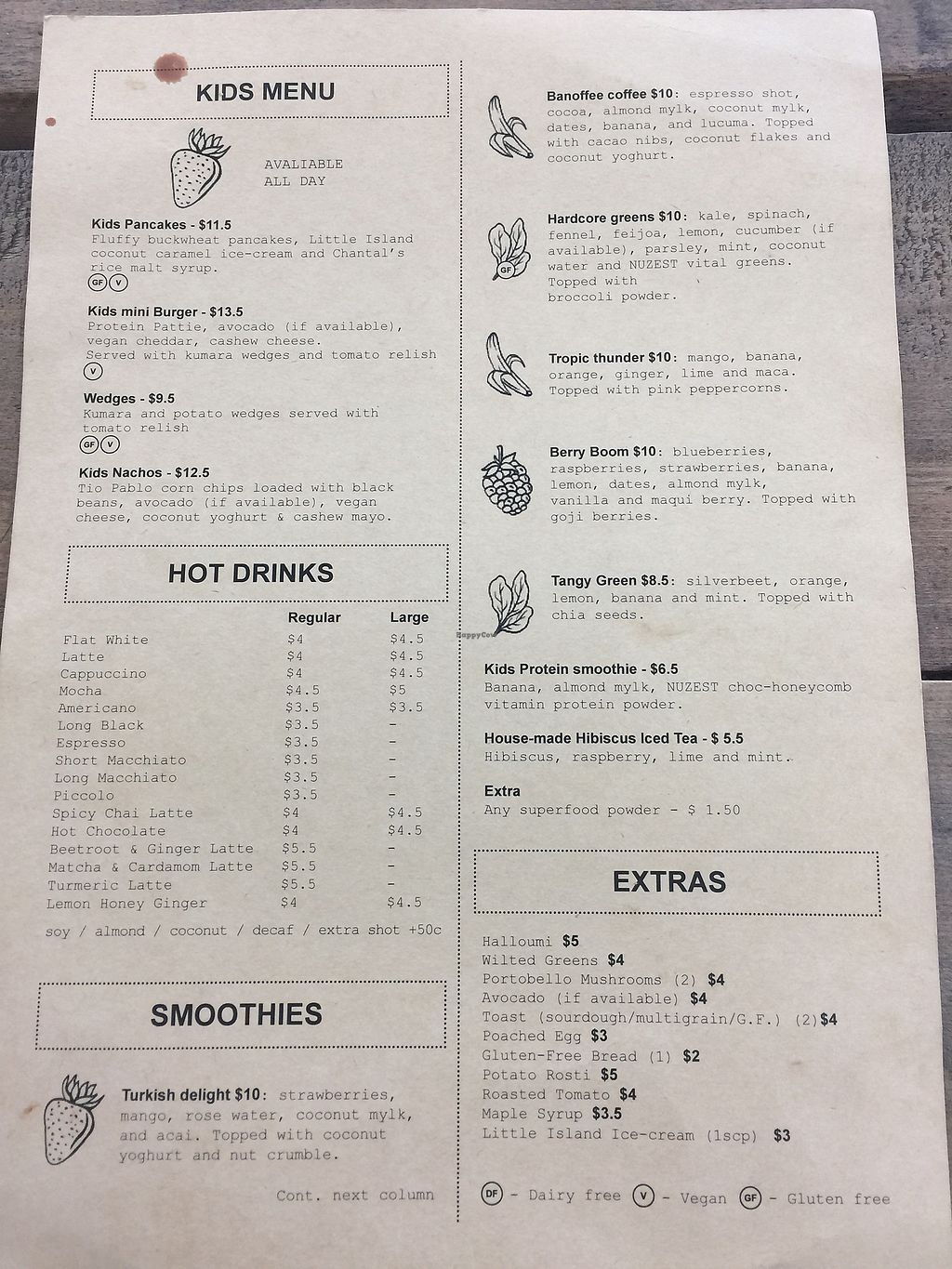 The Wholefood Kitchen Napier Restaurant Happycow