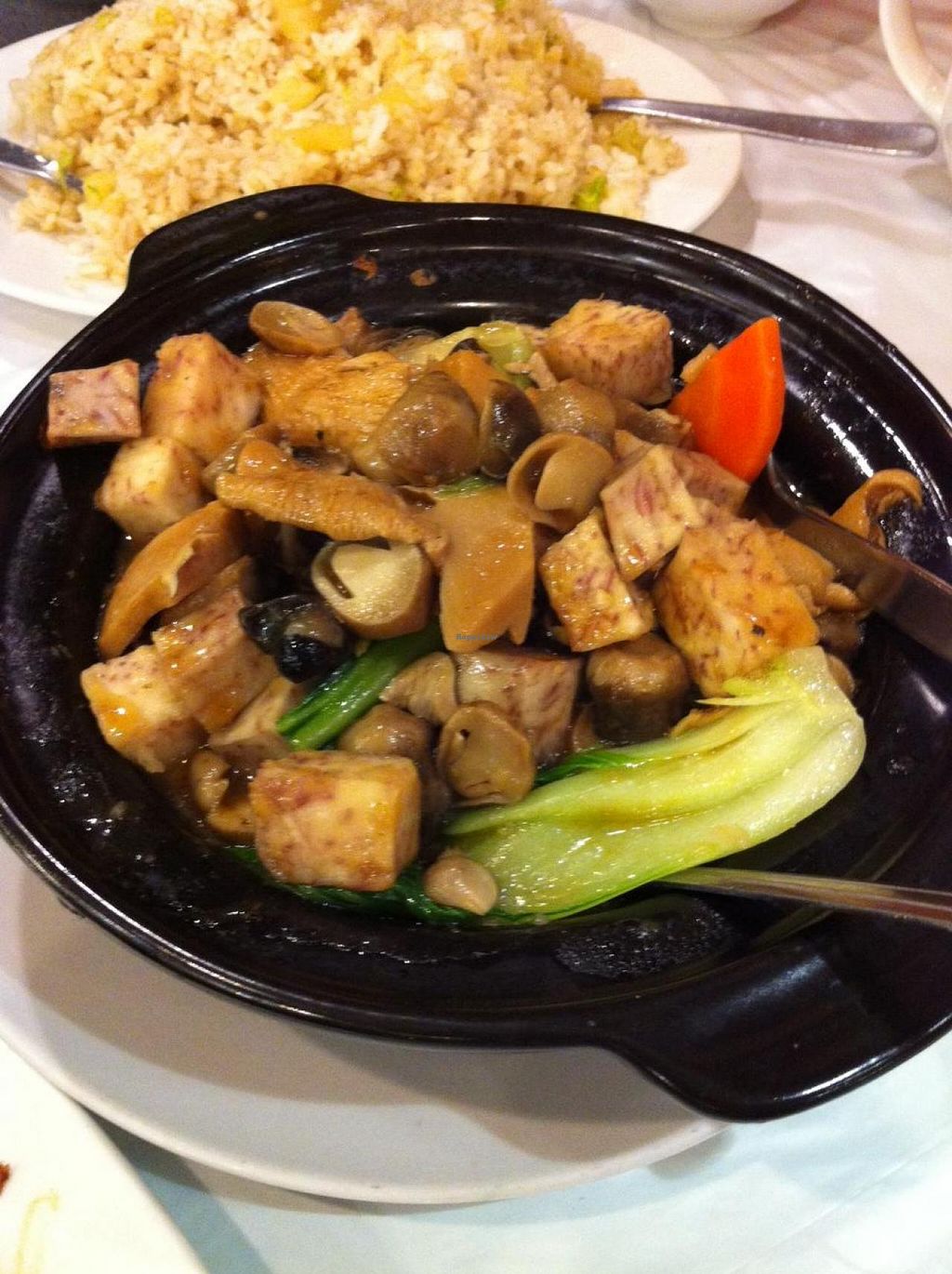 Po Kong Vegetarian Restaurant Vancouver British Columbia Sauteed Veggies At Po Kong Vegetarian Restaurant In Vancouver