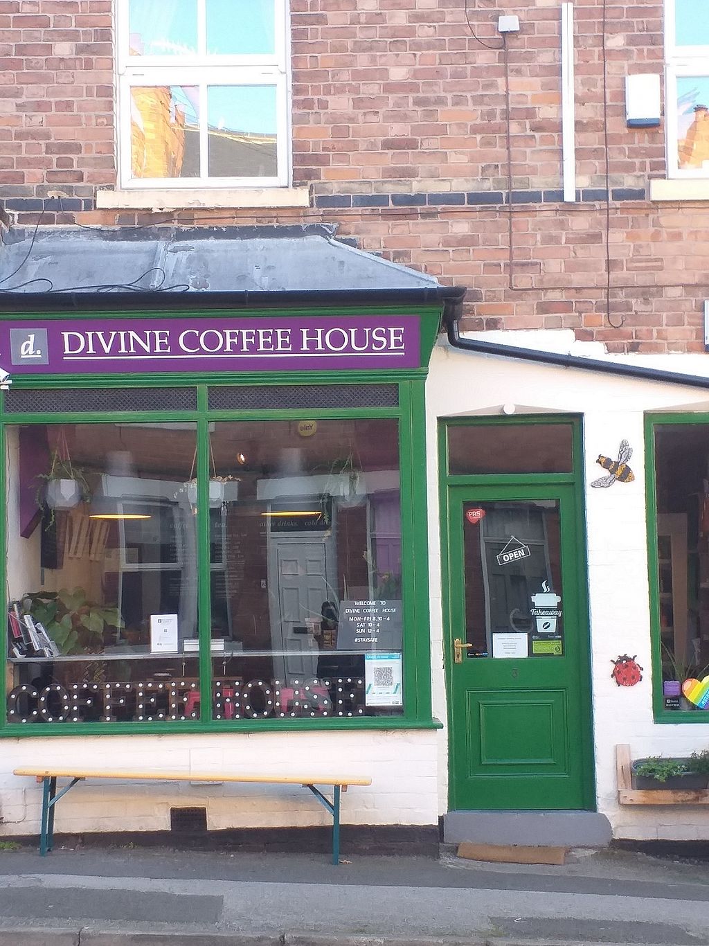 Divine Coffee House Nottingham Restaurant HappyCow