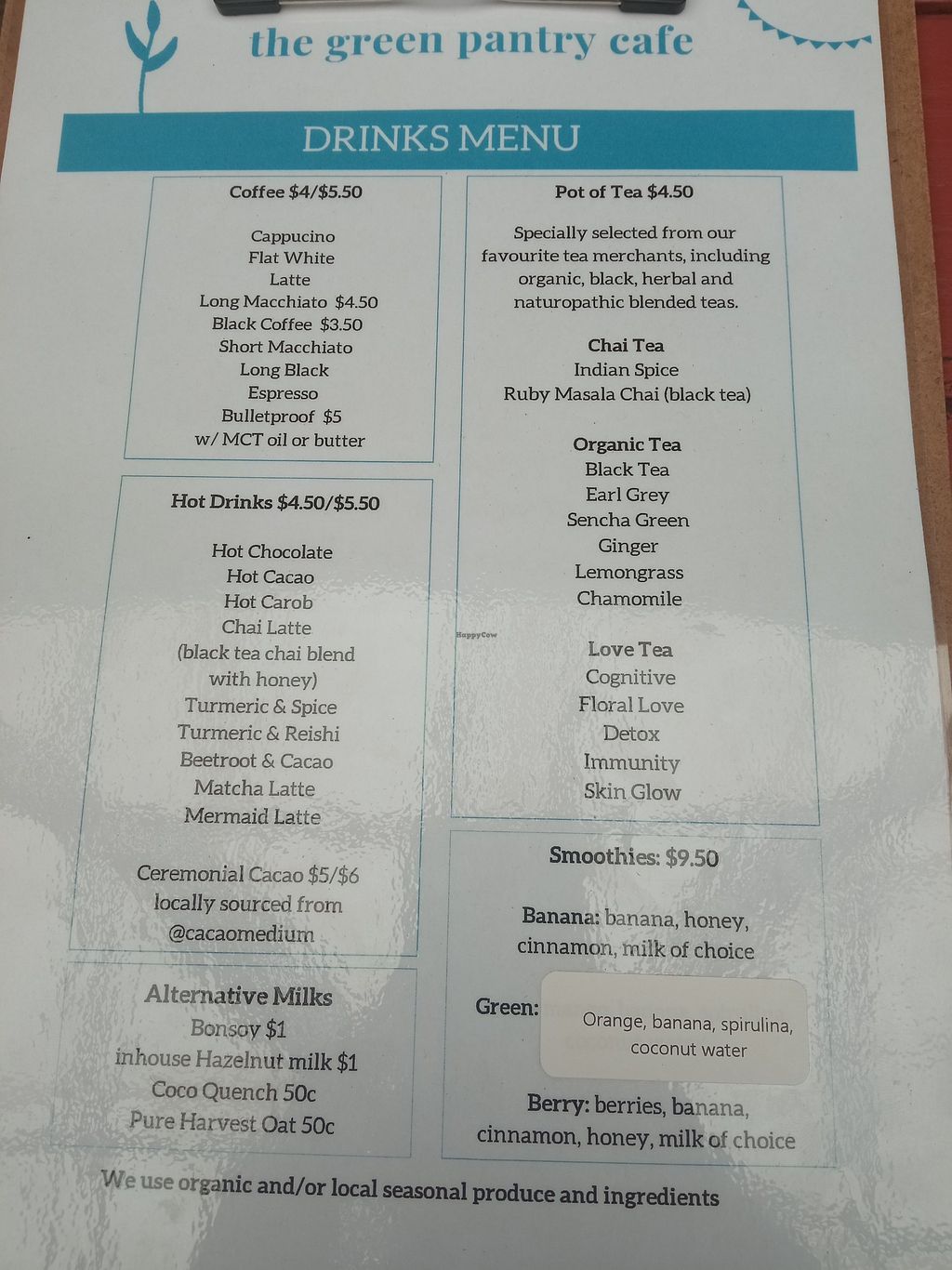 The Green Pantry Cafe Denmark Western Australia Restaurant HappyCow