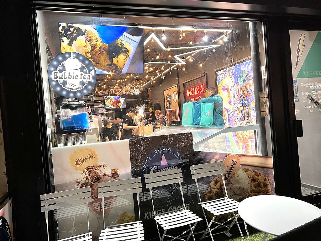 Creams Cafe Kings Cross London Ice Cream HappyCow