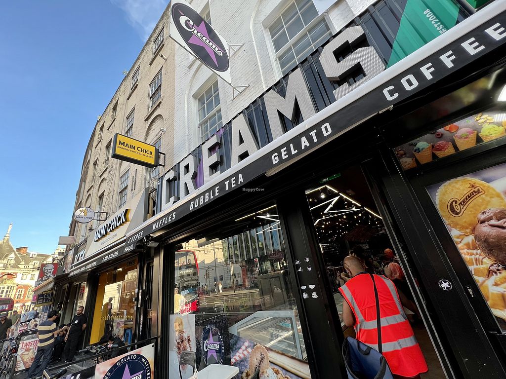 Creams Cafe Kings Cross London Ice Cream HappyCow