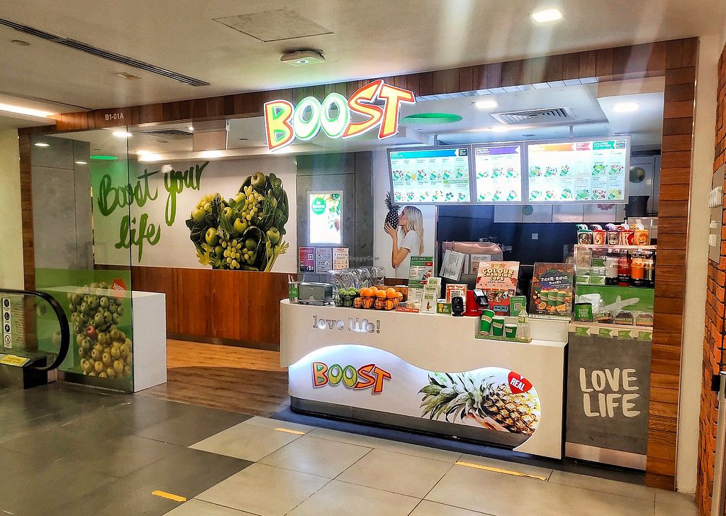 Boost Juice Bugis Junction Central Singapore Juice Bar HappyCow