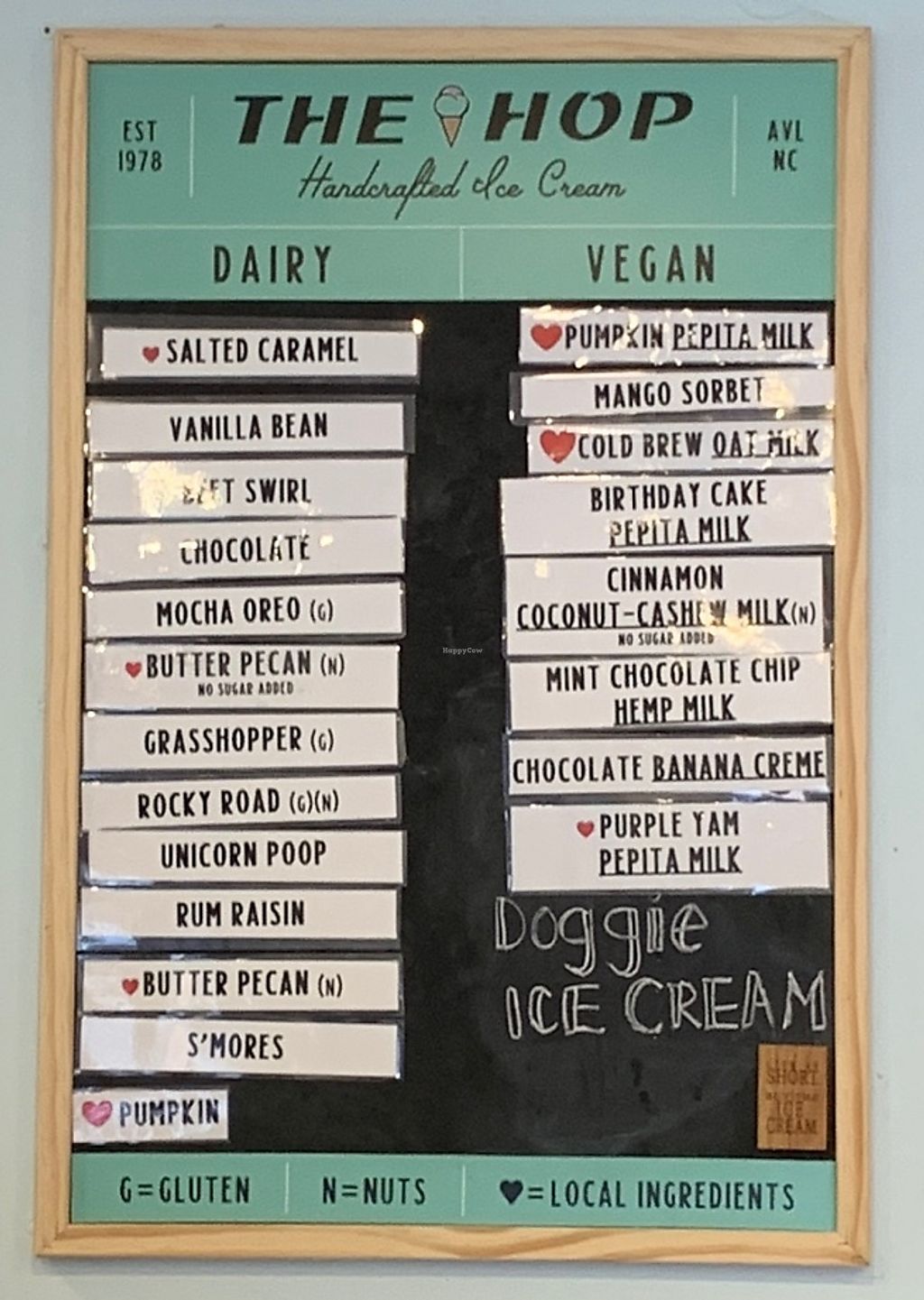 The Hop Asheville North Carolina Ice Cream HappyCow