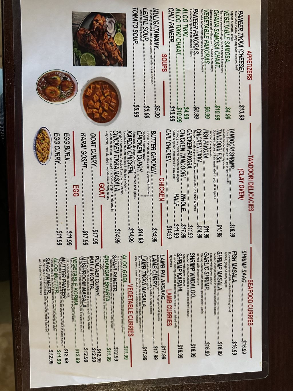 Taste of India Buttonwillow California Restaurant HappyCow