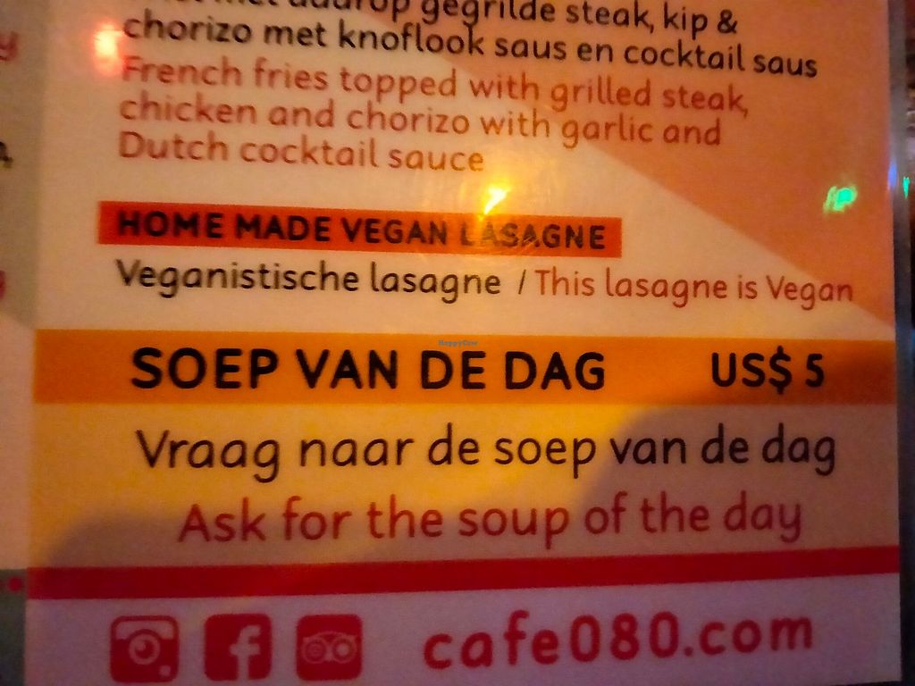 Café 080 Noord Restaurant HappyCow