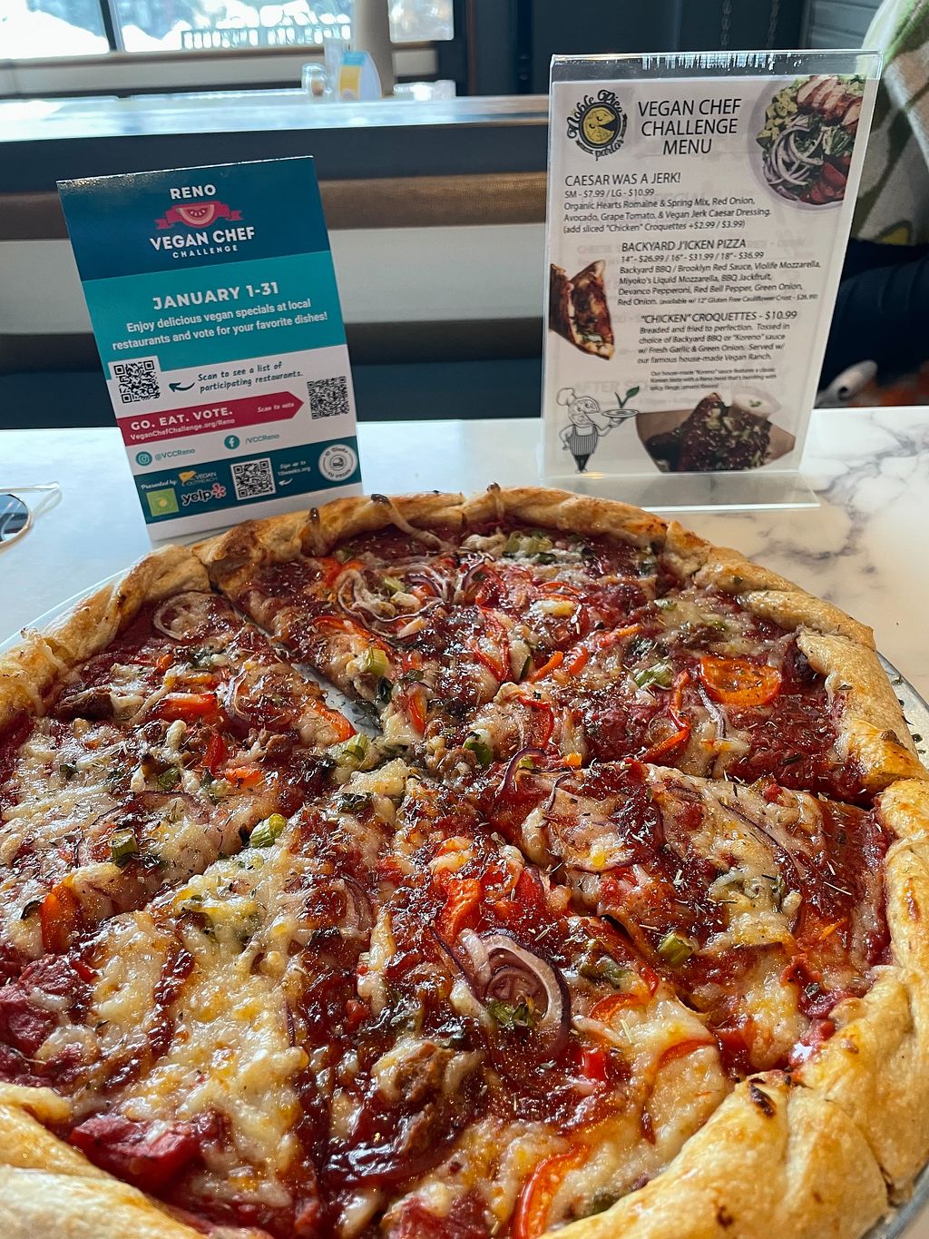 Noble Pie Parlor Reno Nevada Restaurant HappyCow