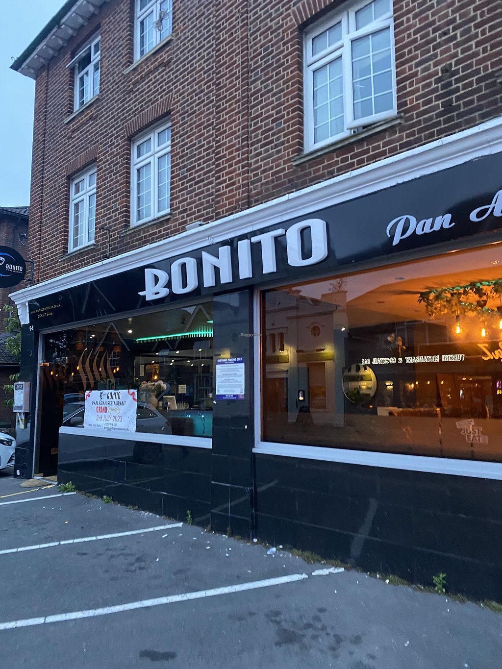 Bonito Pan Asian Horley Restaurant HappyCow