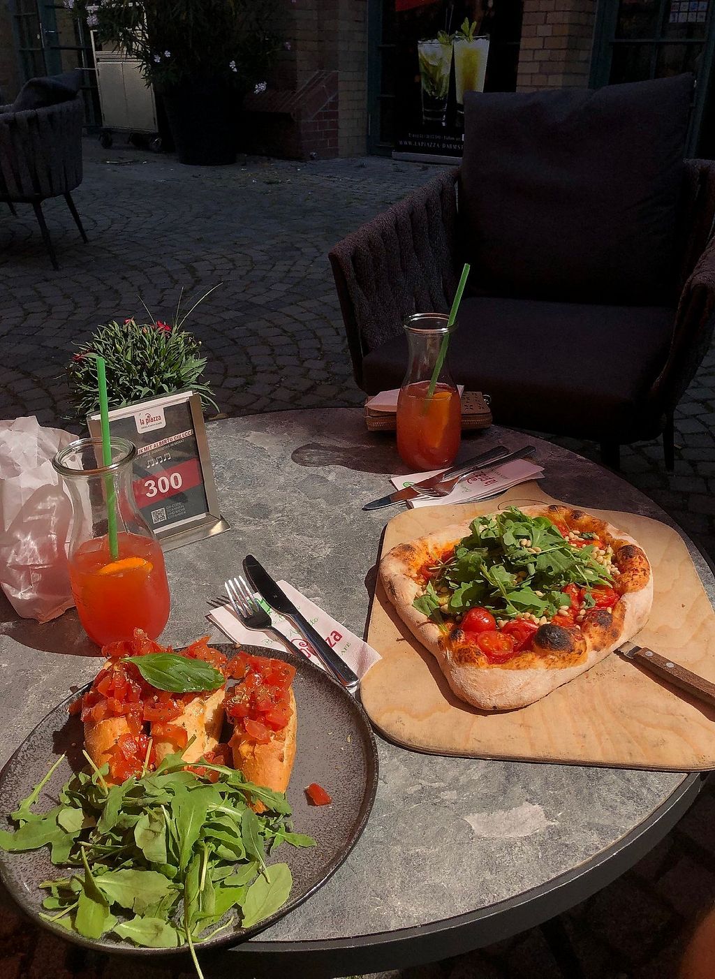 La Piazza Pizza Pasta Café Darmstadt Restaurant HappyCow