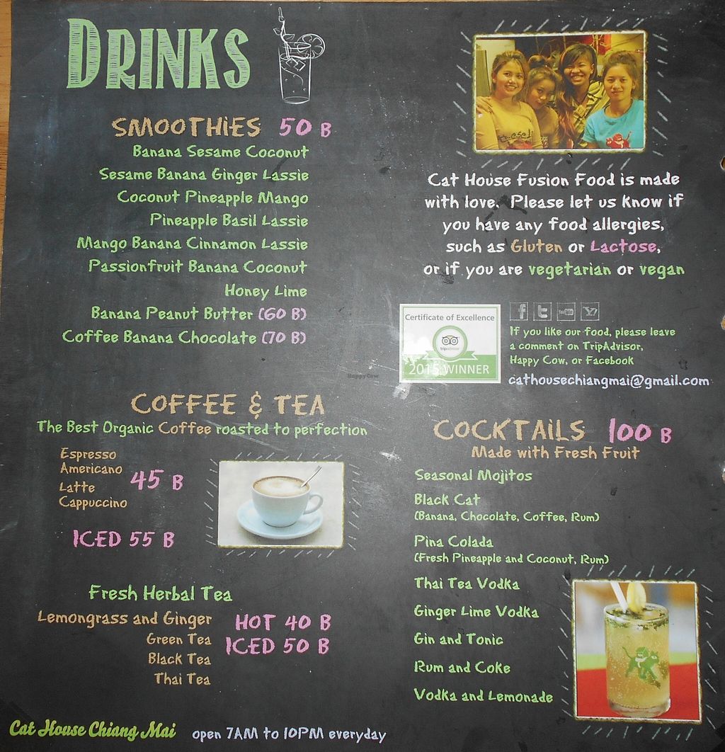 Cat House Chiang Mai Restaurant HappyCow