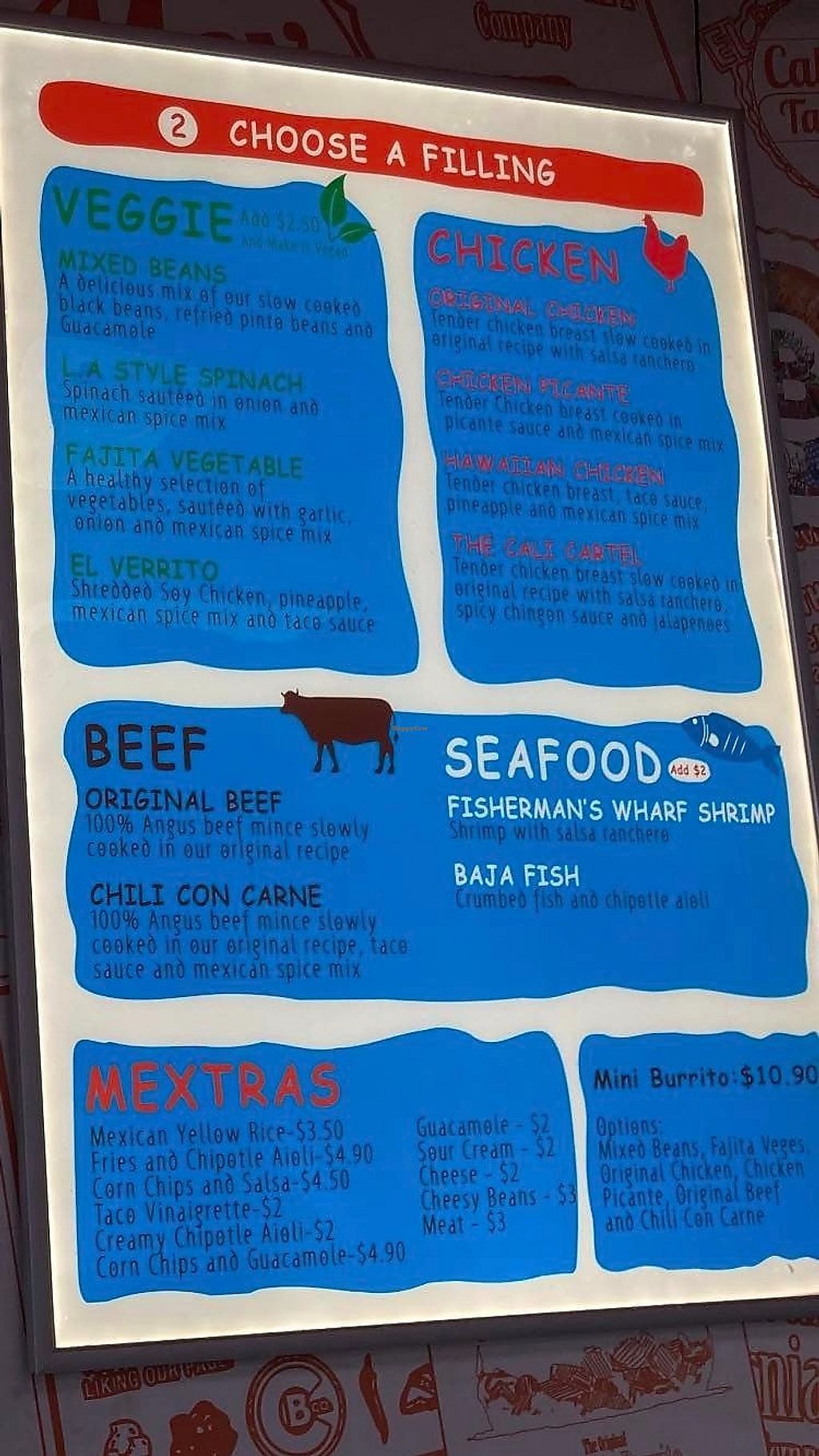 California Burrito Auckland Restaurant HappyCow