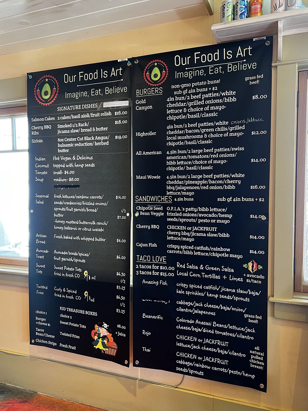 Our food is art restaurant and bar crestone colorado restaurant