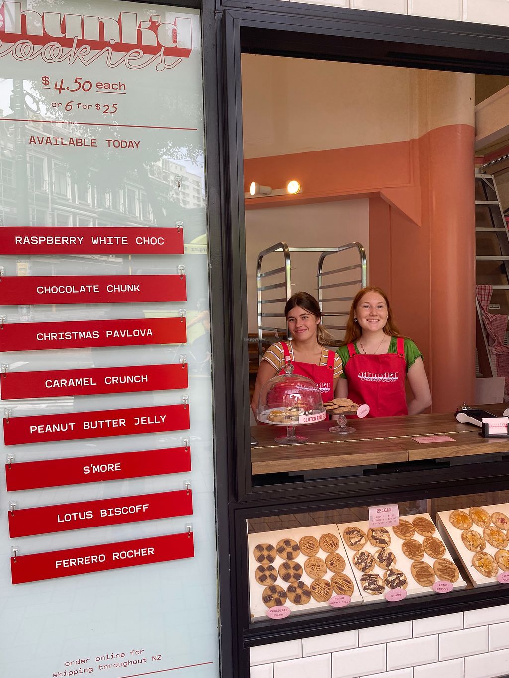 CLOSED Chunk'd Cookies Wellington Bakery HappyCow