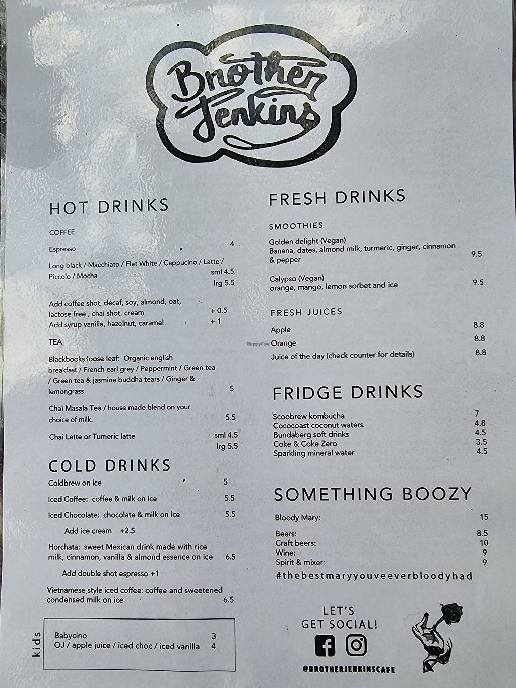 CLOSED Brother Jenkins Cairns Queensland Restaurant HappyCow