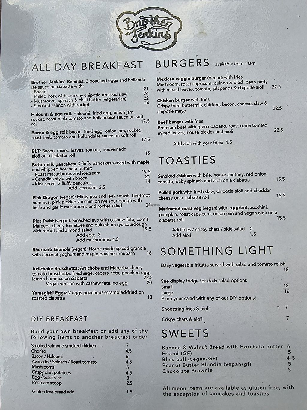 CLOSED Brother Jenkins Cairns Queensland Restaurant HappyCow