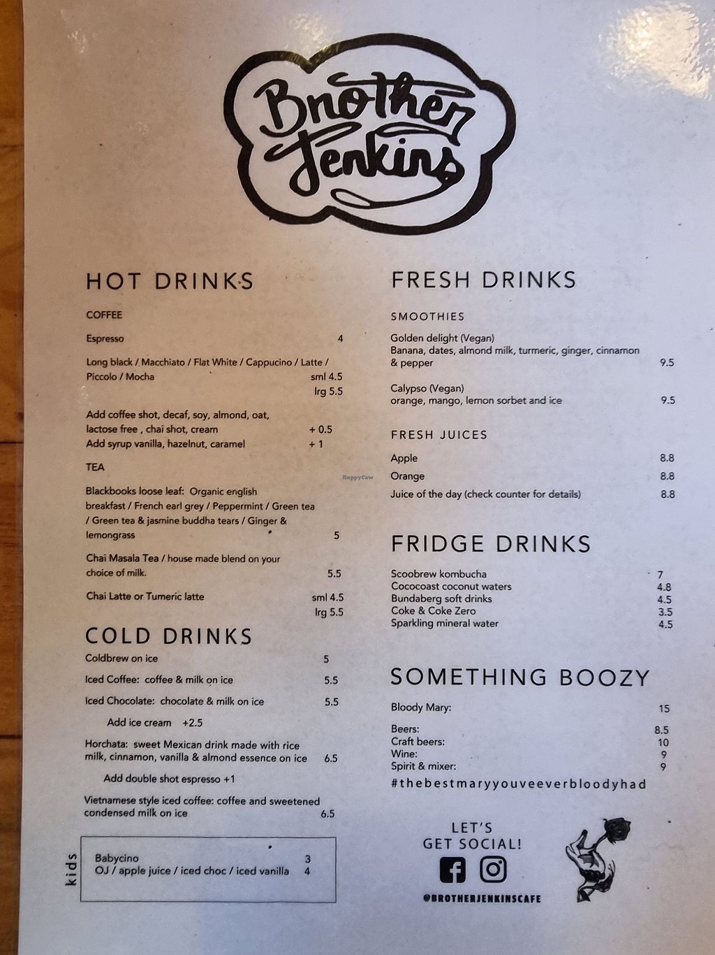 CLOSED Brother Jenkins Cairns Queensland Restaurant HappyCow