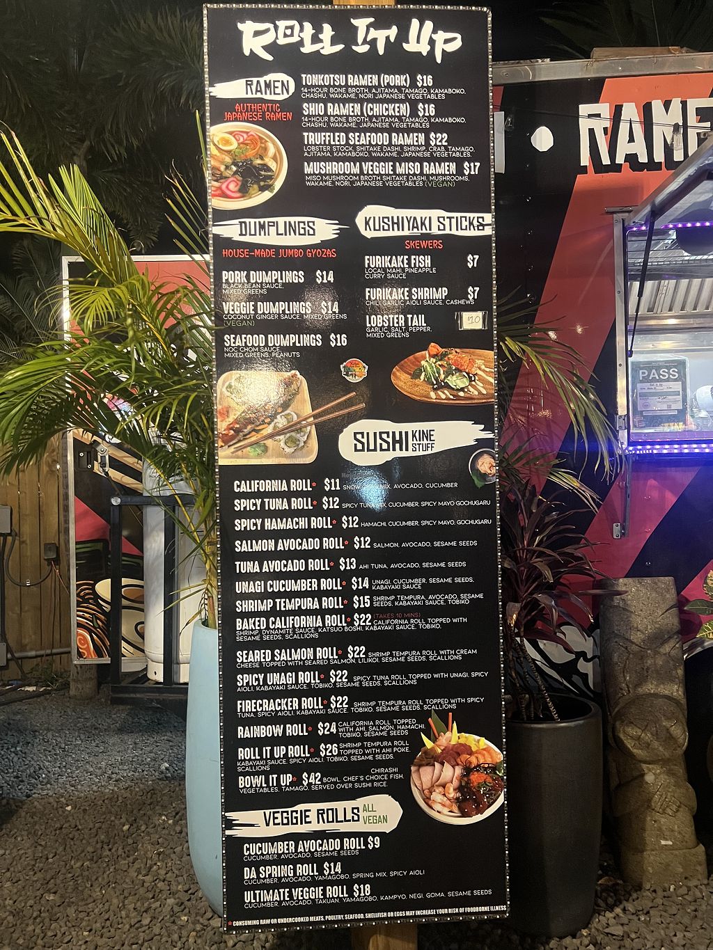 Roll it Up Kihei Hawaii Food Truck HappyCow