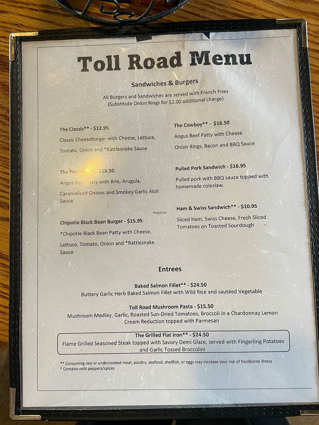 Toll Road Restaurant Death Valley California Restaurant HappyCow
