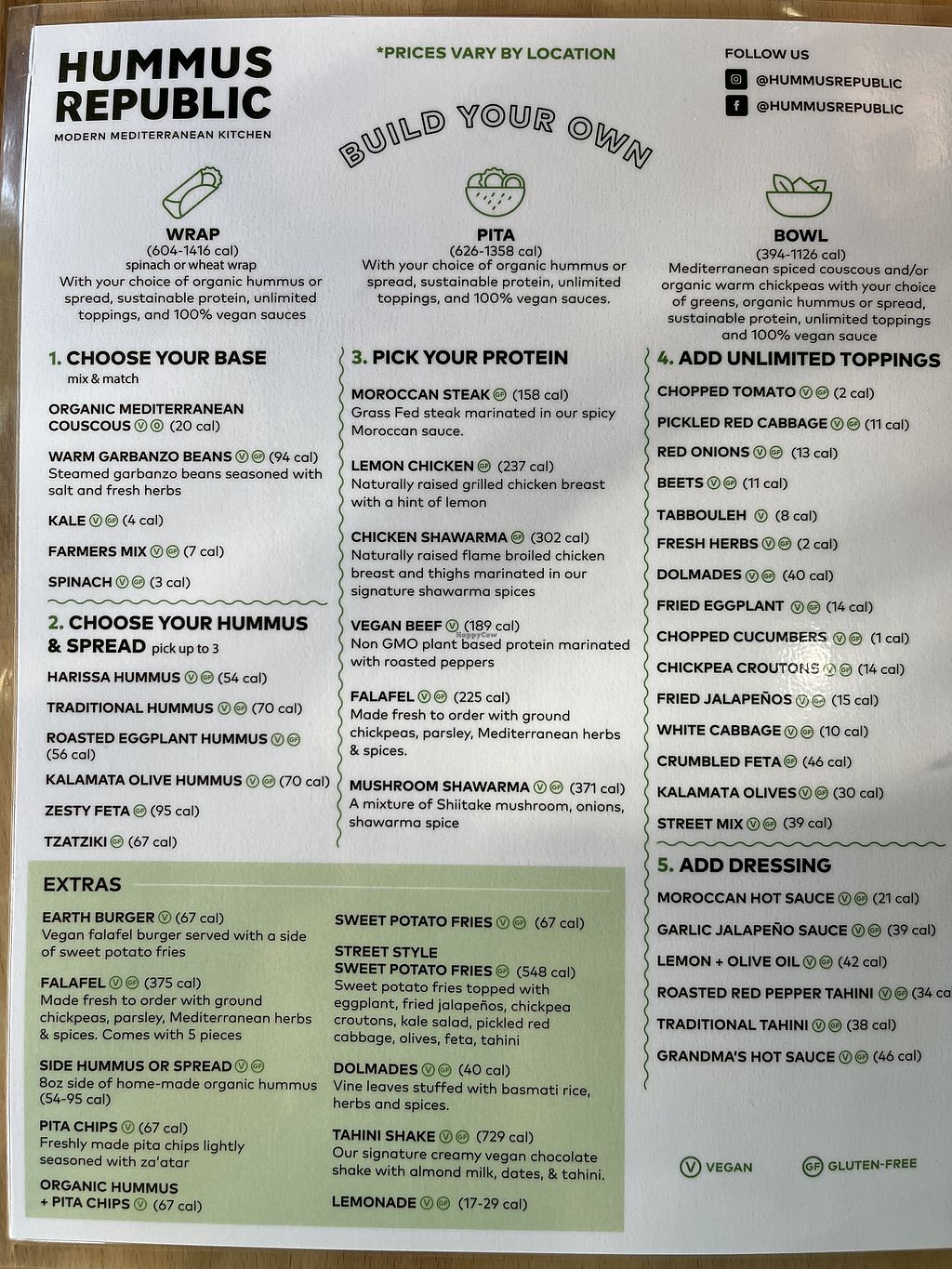 Hummus Republic Flower Mound Texas Restaurant HappyCow