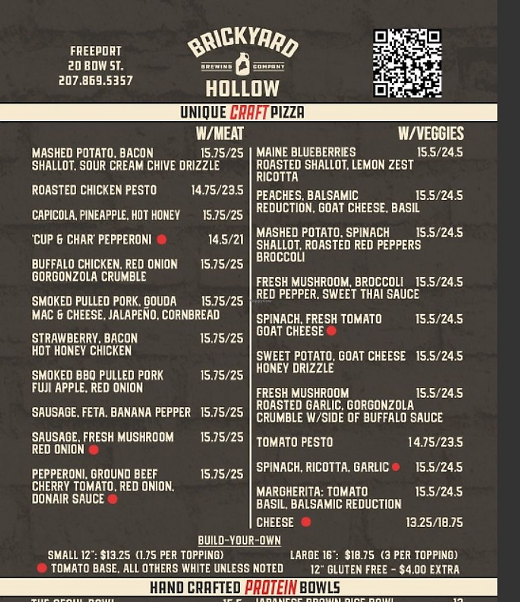 Brickyard Hollow Freeport Maine Restaurant HappyCow