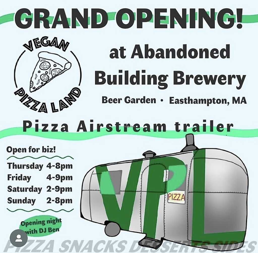 Vegan Pizza Land Easthampton Massachusetts Food Truck HappyCow