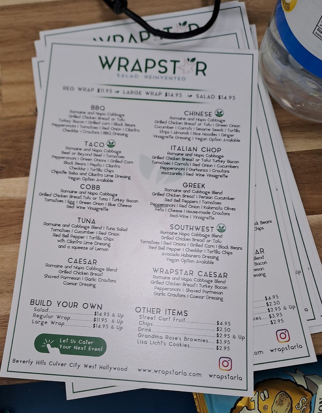Wrapstar Beverly Hills Beverly Hills California Restaurant HappyCow