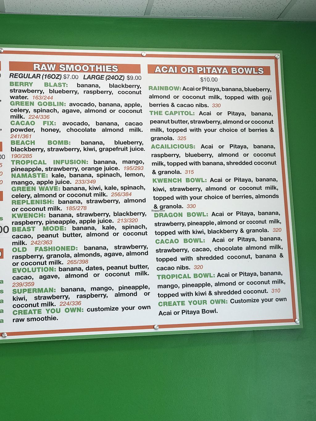 Kwench Juice Cafe Raleigh North Carolina Juice Bar HappyCow