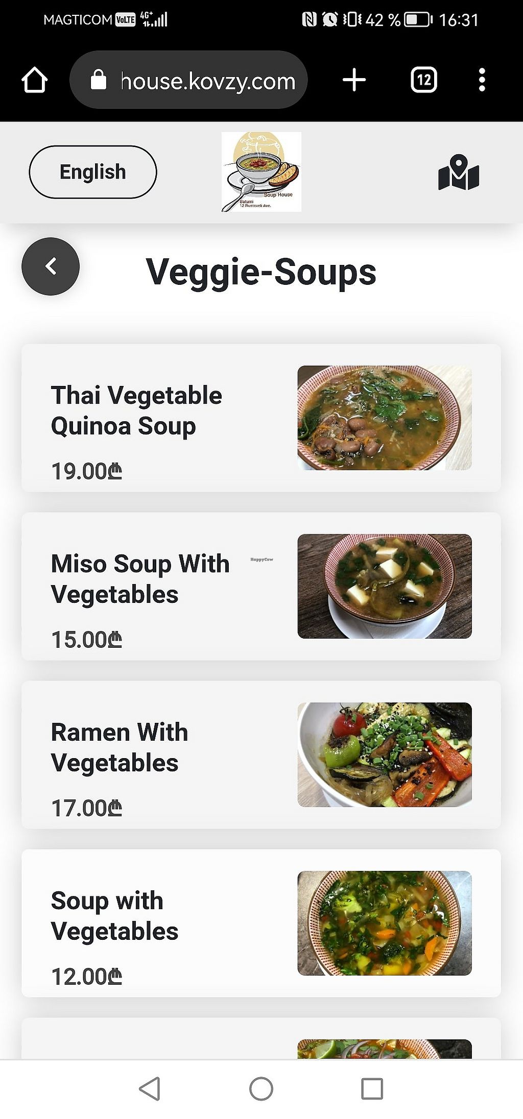 Soup House Batumi Batumi Restaurant HappyCow