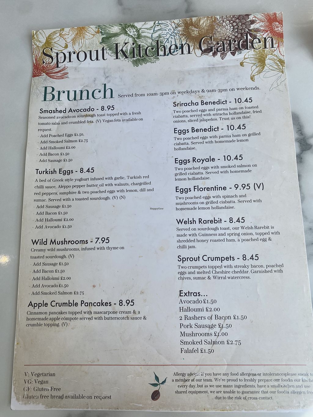 Sprout Kitchen Garden Ellesmere Port Restaurant HappyCow