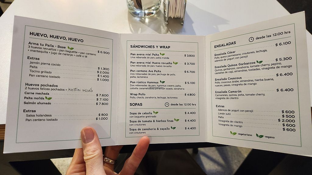 Vianda Menu La Vianda - Punta Arenas Restaurant - HappyCow