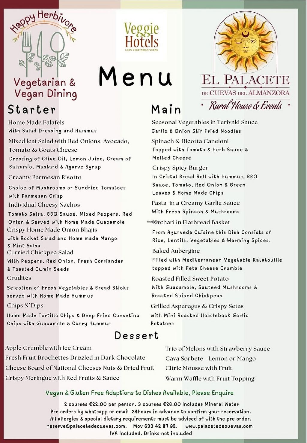 Happy Herbivore Cuevas Del Almanzora Restaurant HappyCow