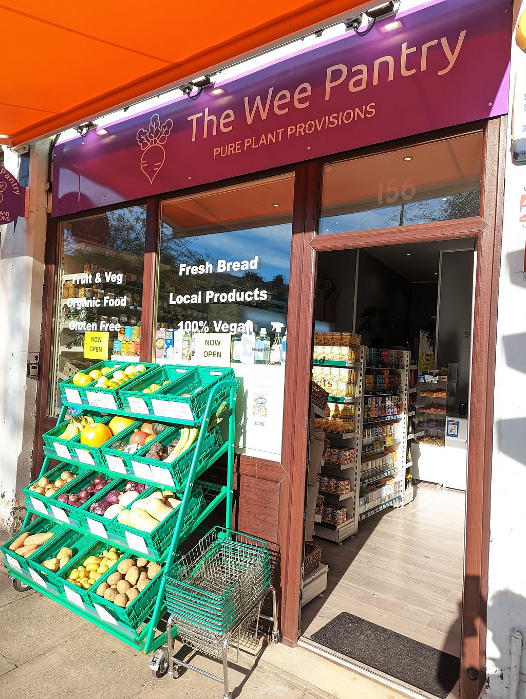 CLOSED The Wee Pantry Edinburgh Veg Store HappyCow