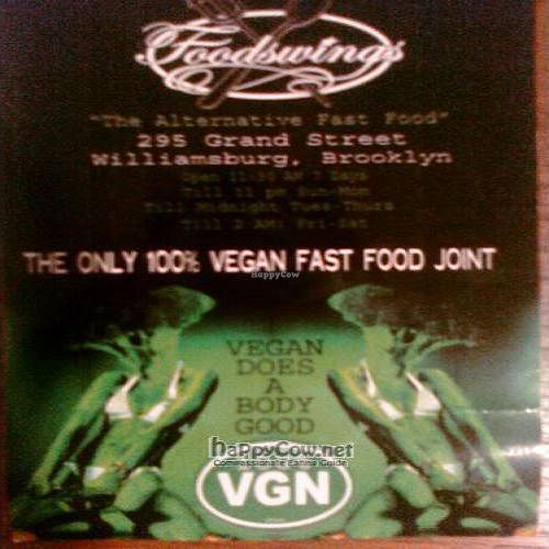 CLOSED Foodswings Brooklyn New York Restaurant HappyCow