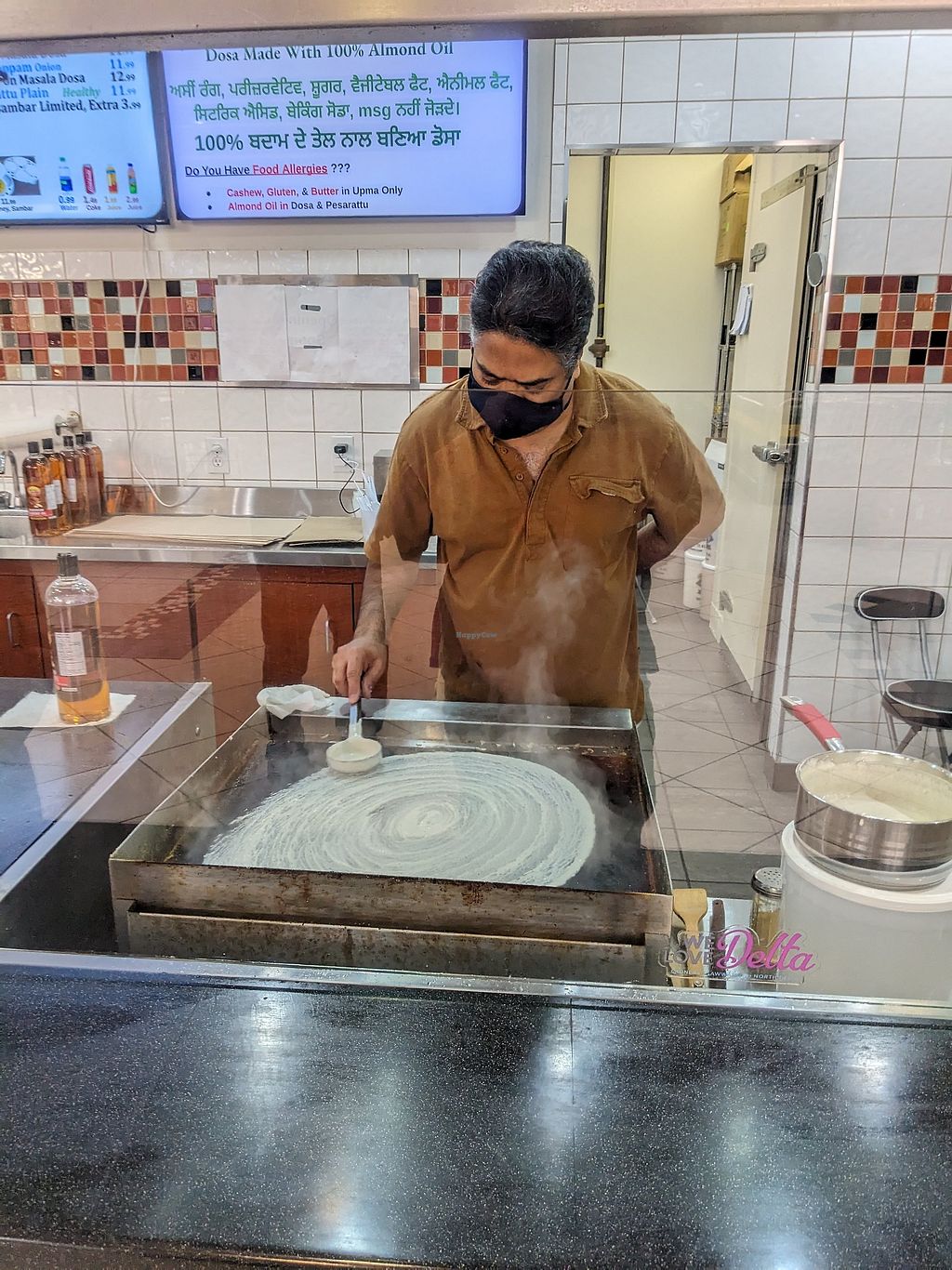 Almond Dosa Surrey British Columbia Restaurant HappyCow